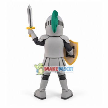 Paladin With Long Sword Mascot Costume Paladin With Long Sword Mascot Costume