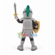 Paladin With Long Sword Mascot Costume Paladin With Long Sword Mascot Costume