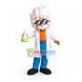 Gray-haired Scientist In The Laboratory Mascot Costume