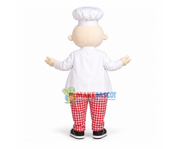 Friendly Pizza Chef Mascot Costume Friendly Pizza Chef Mascot Costume