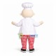 Friendly Pizza Chef Mascot Costume Friendly Pizza Chef Mascot Costume
