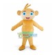 Jolly Monkey In Green Briefs Mascot Costume Jolly Monkey In Green Briefs Mascot Costume