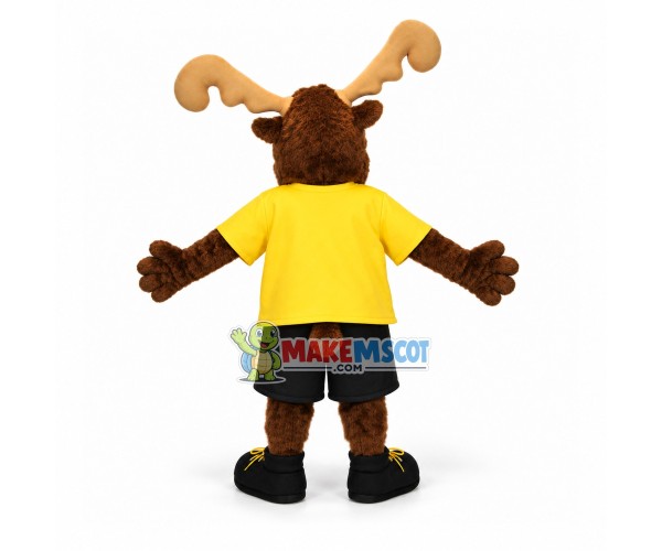 Playful Moose of The Summer Day Camps Mascot Costume