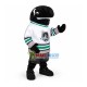 Black Whale With Angry Face Mascot Costume Black Whale With Angry Face Mascot Costume