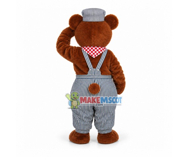 Fancy Bear of Playground Mascot Costume Fancy Bear of Playground Mascot Costume