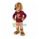 Serious Employee Dog Mascot Costume For Company Serious Employee Dog Mascot Costume For Company