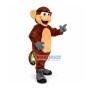 Hyperactive Monkey With Goggles Mascot Costume