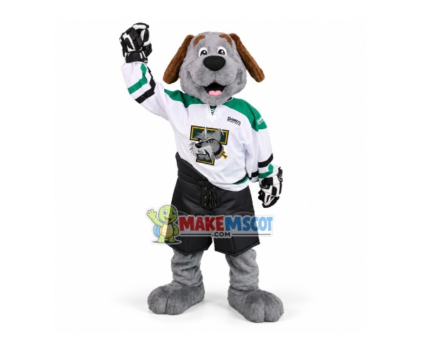 Healthy Dog Of The Food Center Mascot Costume Healthy Dog Of The Food Center Mascot Costume