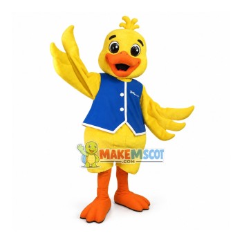 Yellow Duck Mascot Costume For Market