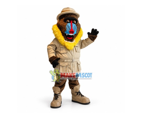 Leader Explorer Ape Mascot Costume