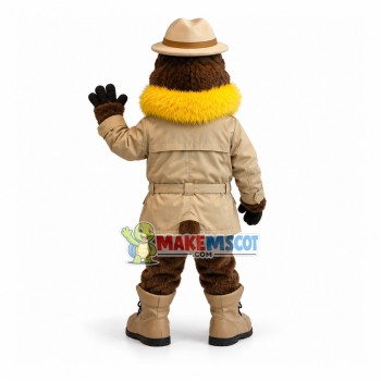 Leader Explorer Ape Mascot Costume Leader Explorer Ape Mascot Costume