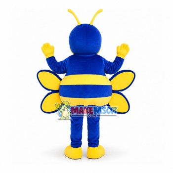 Special Blue Bee Mascot Costume Special Blue Bee Mascot Costume