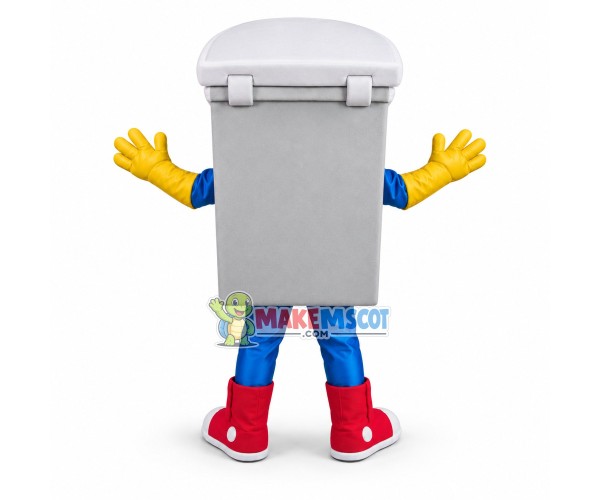 Valuable Gray Safe Mascot Costume Valuable Gray Safe Mascot Costume