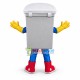 Valuable Gray Safe Mascot Costume Valuable Gray Safe Mascot Costume