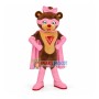 Superwoman Bear Wearing Pink Cloak Mascot Costume