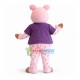 Tutor Pink Pig Mascot Costume For Money Management