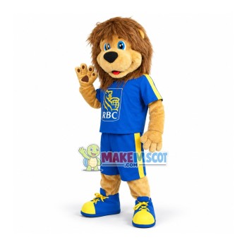 Lively Player Little Lion Mascot Costume Lively Player Little Lion Mascot Costume