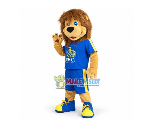 Lively Player Little Lion Mascot Costume Lively Player Little Lion Mascot Costume