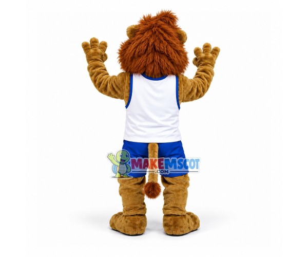 Active Lion of The Public Library Mascot Costume