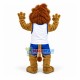 Active Lion of The Public Library Mascot Costume