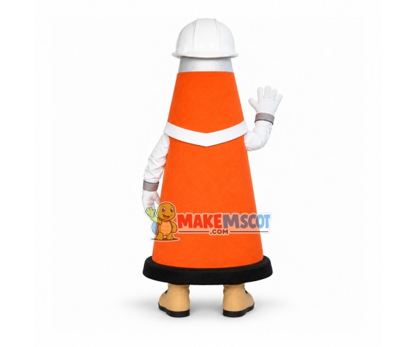 Roadblock Engineer of Service Website Mascot Costume Roadblock Engineer of Service Website Mascot Costume