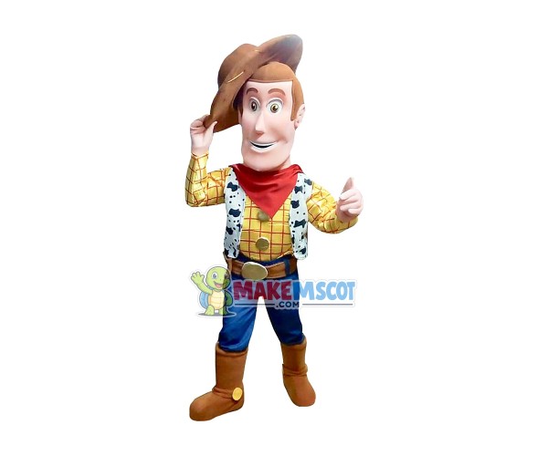 Toy Woody Mascot Costume Toy Woody Mascot Costume