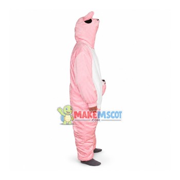 Pink Kangaroo Mascot Costume for Adult