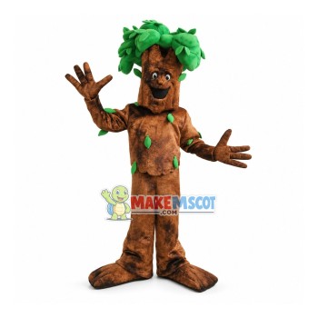 Thriving Sprouted Young Sapling Mascot Costume Thriving Sprouted Young Sapling Mascot Costume