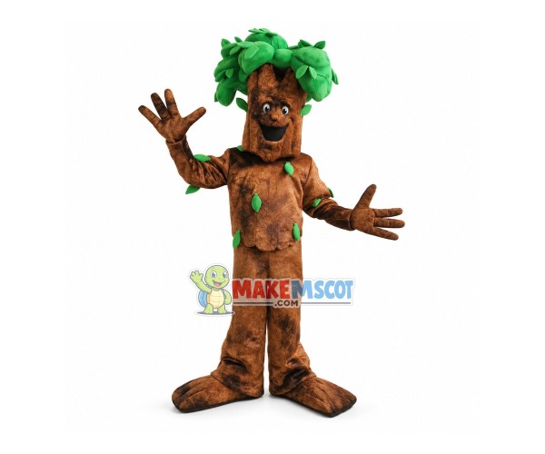 Thriving Sprouted Young Sapling Mascot Costume Thriving Sprouted Young Sapling Mascot Costume