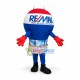 Hot Air Balloon With Motivational Slogan Mascot Costume Hot Air Balloon With Motivational Slogan Mascot Costume