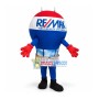 Hot Air Balloon With Motivational Slogan Mascot Costume