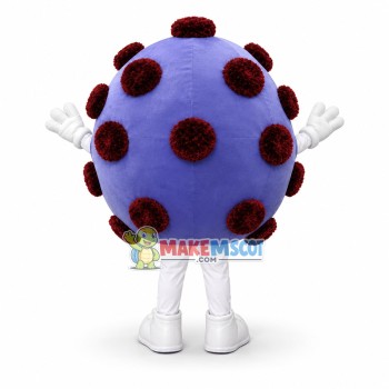 Malignant Human Immunodeficiency Virus Mascot Costume Malignant Human Immunodeficiency Virus Mascot Costume