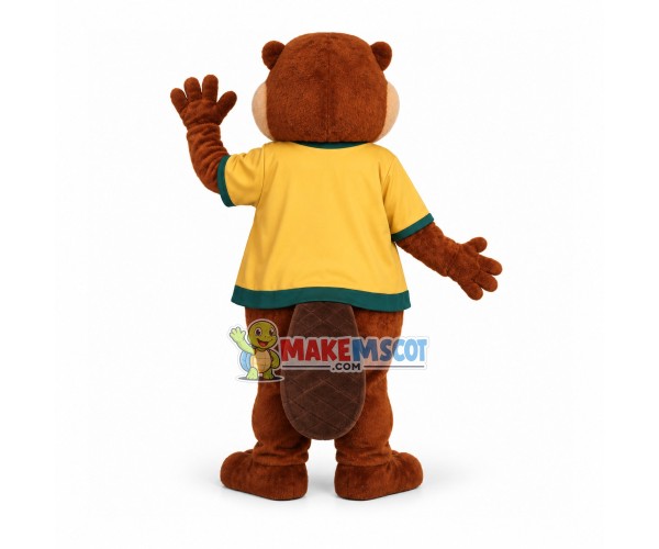 Green Eyes Squirrel of School Mascot Costume