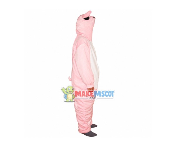 Pink Kangaroo Mascot Costume for Adult