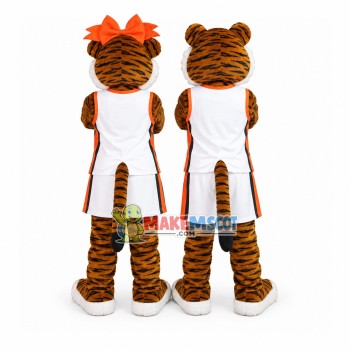 Pair of Sport Tiger Mascot Costume For the University Pair of Sport Tiger Mascot Costume For the University