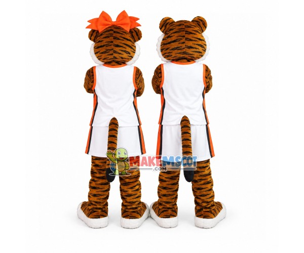 Pair of Sport Tiger Mascot Costume For the University Pair of Sport Tiger Mascot Costume For the University