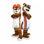 Pair of Sport Tiger Mascot Costume For the University