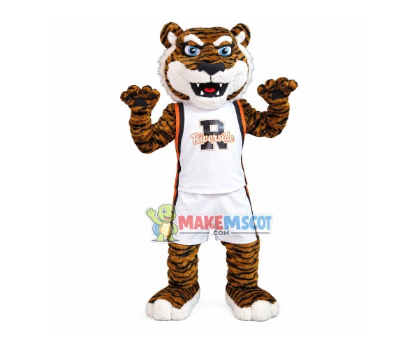 Pair of Sport Tiger Mascot Costume For the University Pair of Sport Tiger Mascot Costume For the University