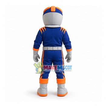 Confident Racer of The Rockets Mascot Costume