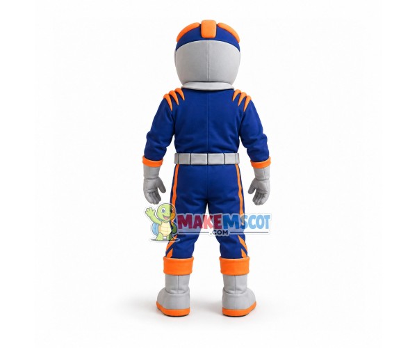 Confident Racer of The Rockets Mascot Costume