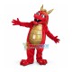 Rare Dragon With Golden Horns Mascot Costume Rare Dragon With Golden Horns Mascot Costume