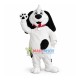 Naughty Dog Wearing Leather Collar Mascot Costume Naughty Dog Wearing Leather Collar Mascot Costume