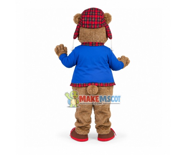 Safe Bear Mascot Costume for Car Rental Company