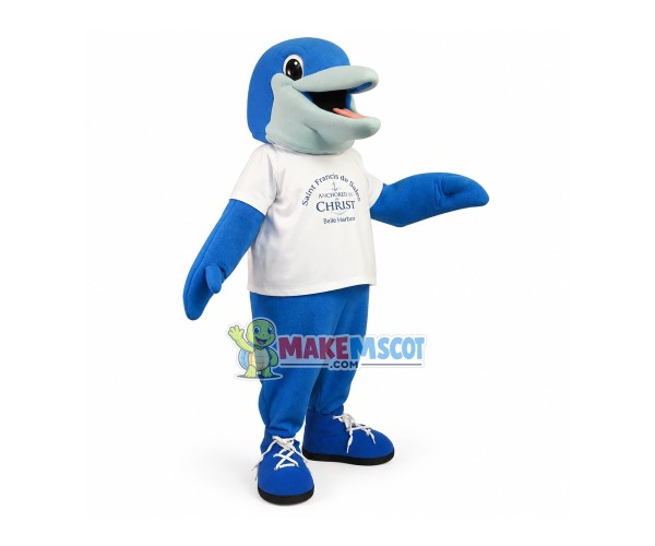 Purified Religious Dolphin Mascot Costume Purified Religious Dolphin Mascot Costume