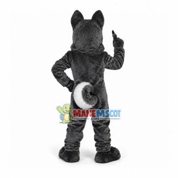 Tactical Meticulous Gray Wolf Mascot Costume Tactical Meticulous Gray Wolf Mascot Costume
