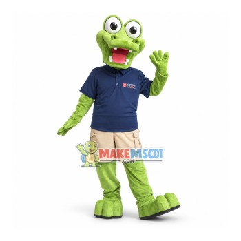 Frog Colonel In The Corps Center Mascot Costume