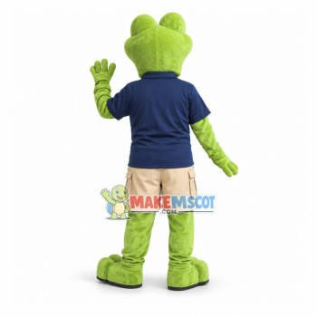 Frog Colonel In The Corps Center Mascot Costume