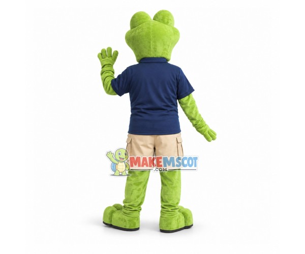 Frog Colonel In The Corps Center Mascot Costume