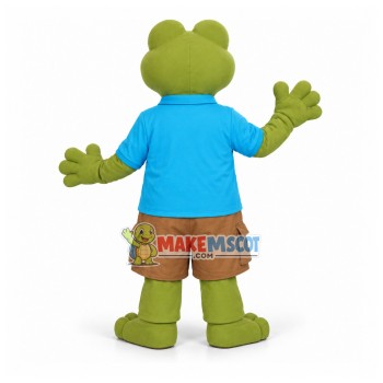 Neat Army Commander Frog Mascot Costume Neat Army Commander Frog Mascot Costume