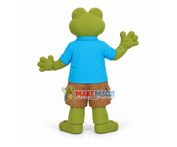 Neat Army Commander Frog Mascot Costume Neat Army Commander Frog Mascot Costume